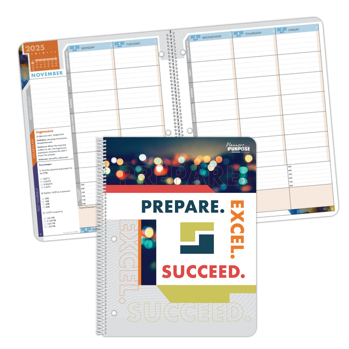 2025D: Prepare. Excel. Succeed. Student Planner - 2025-2026