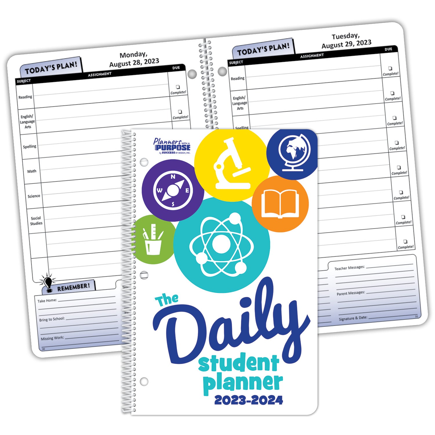 2045D: Plan Better. Live Boldly. Student Planner - CLEARANCE